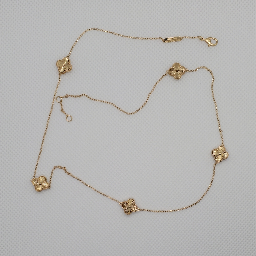 18k real gold necklace